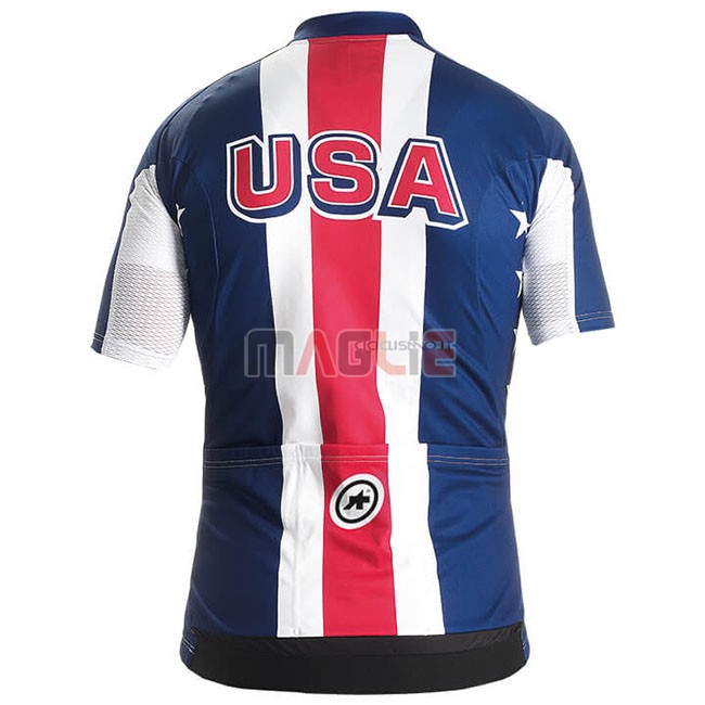 Maglia USA Manica Corta 2018 Blu Rosso Bianco